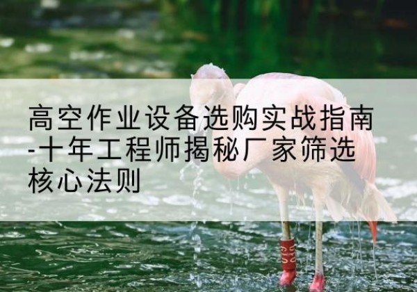 高安剪叉式升降机厂家-高空作业设备选购实战指南-十年工程师揭秘厂家筛选核心法则